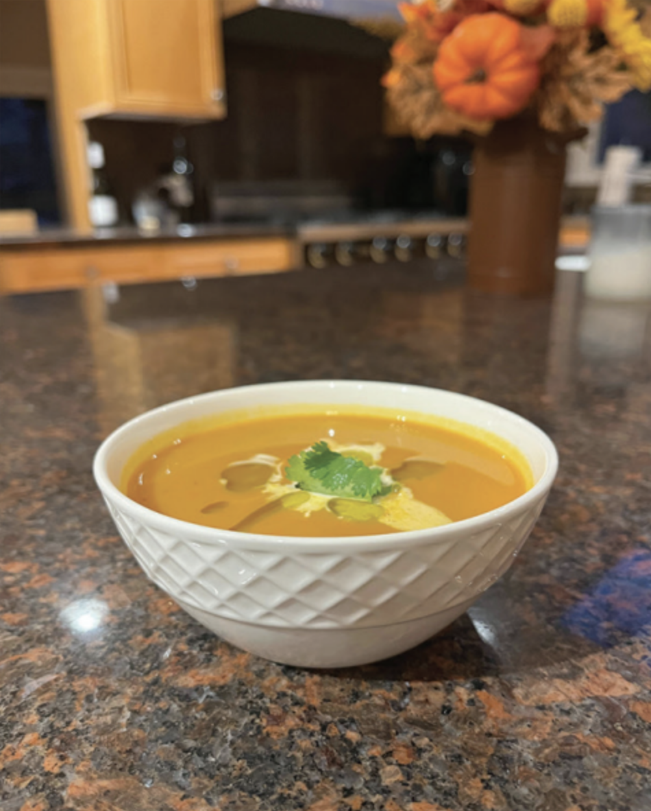 Creamy Roasted Tomato Pumpkin Soup